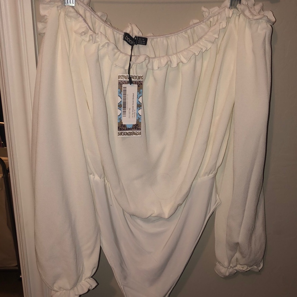 off the shoulder bodysuit
